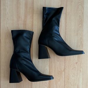 Angel Alarcon Serena Black Boots NIB size 8